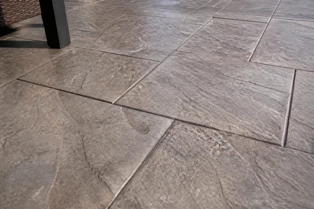 Stamped concrete — concrete